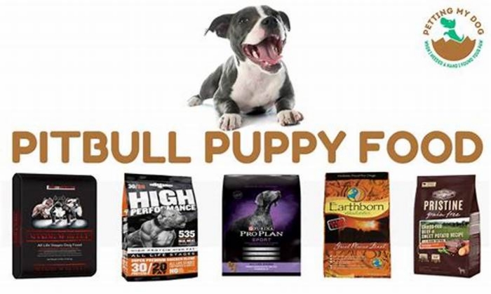 best dog food for pitbull puppies to gain weight