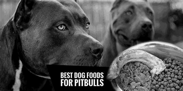 best recommended dog food for pitbulls