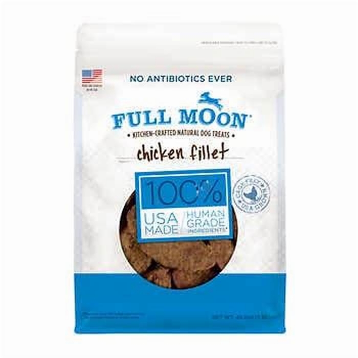 full moon antibiotic free chicken jerky dog treats 3lb