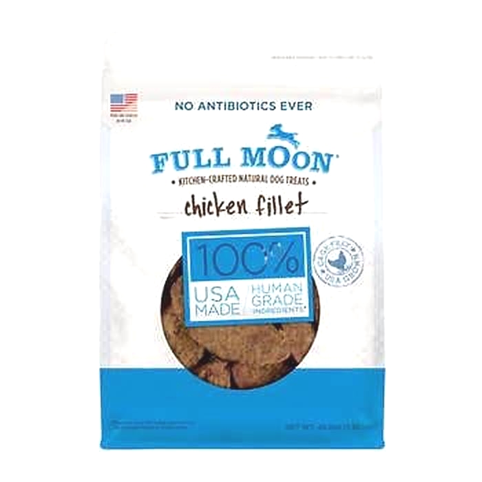 full moon antibiotic free chicken jerky dog treats