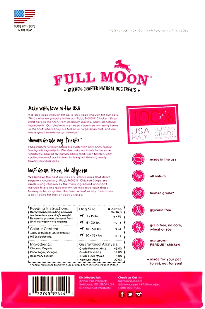 full moon dog treats ingredients