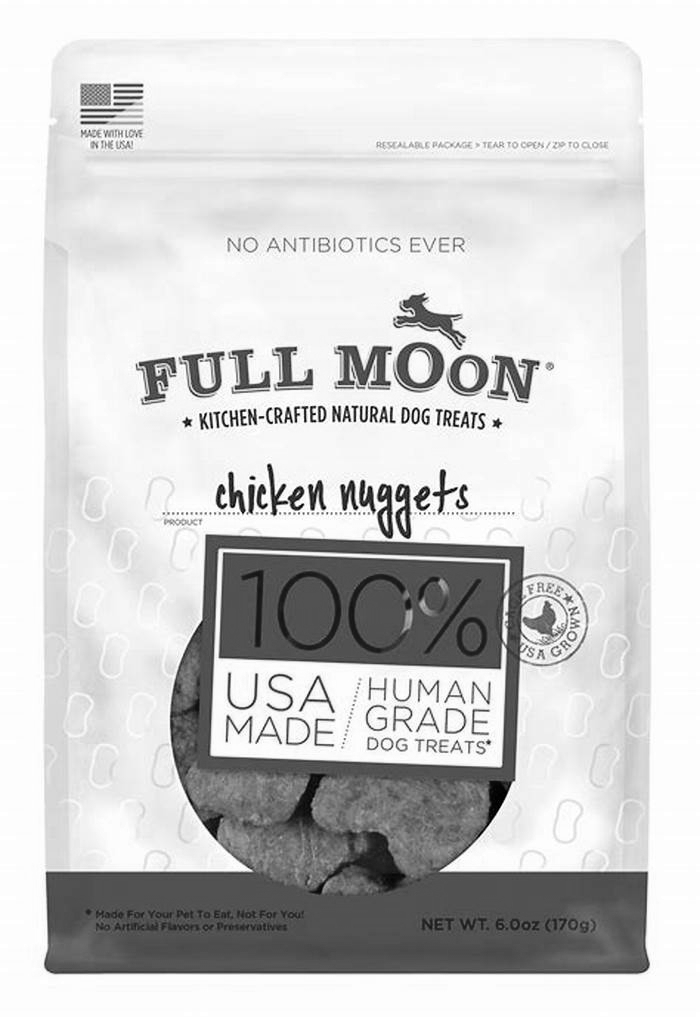 full moon human grade dog treats