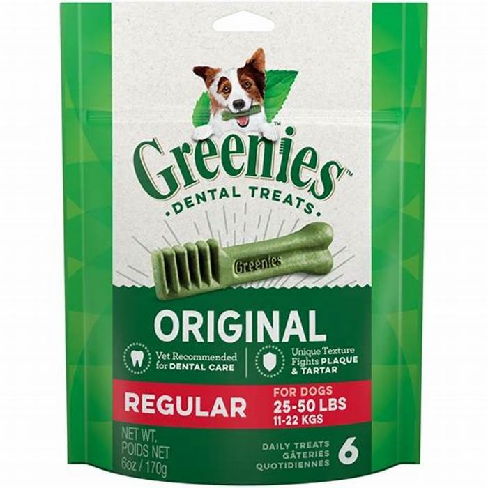 greenies canine dental dog treats original regular