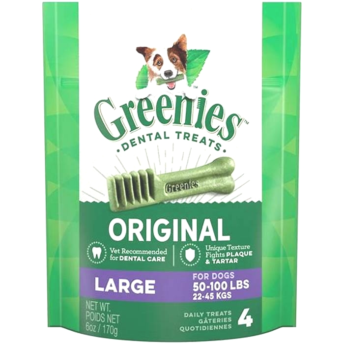 greenies dog treats how often