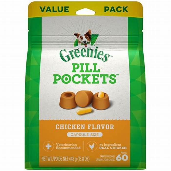 greenies pill pockets dog treats for capsules chicken