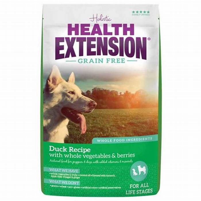 health extension dog food duck