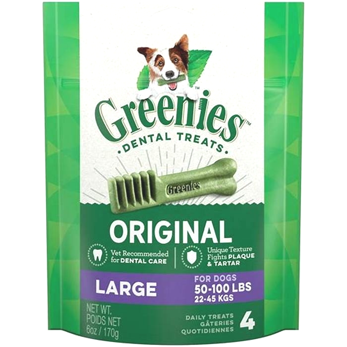 how many calories in greenies dog treats