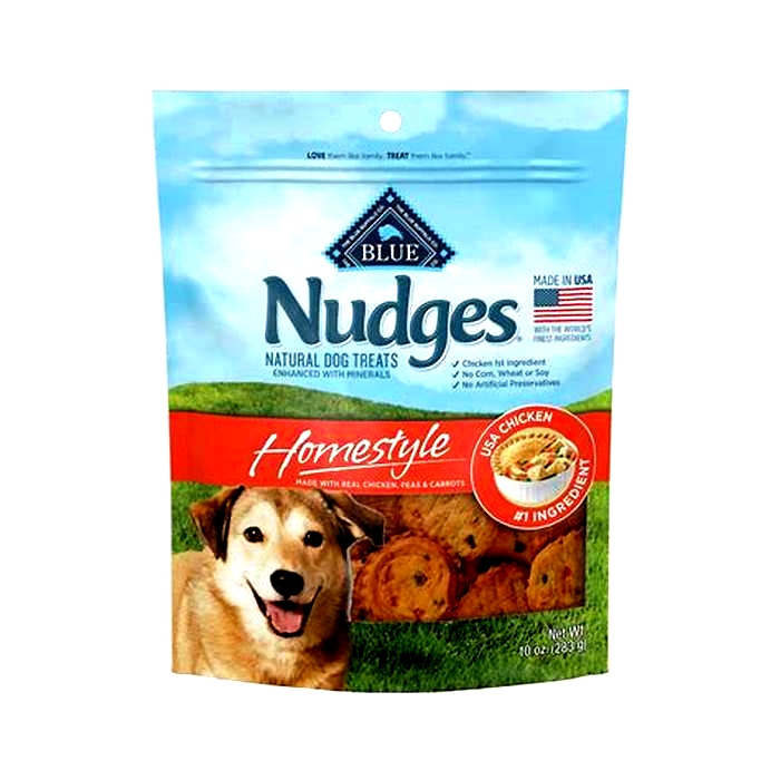 nudges dog treats chicken pot pie