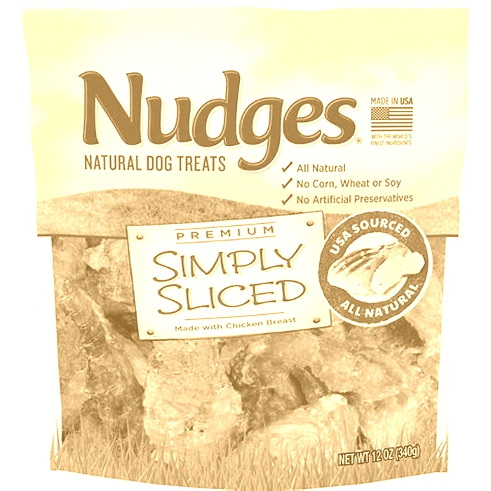 nudges simply chicken dog treats