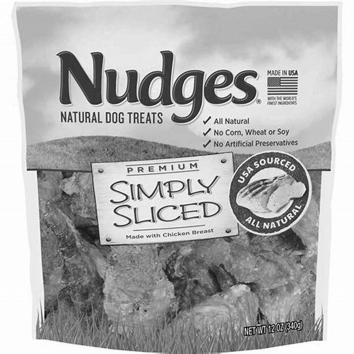 nudges simply sliced chicken breast dog treats