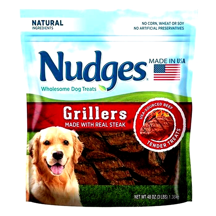 nudges wholesome dog treats steak grillers (48 ounce)